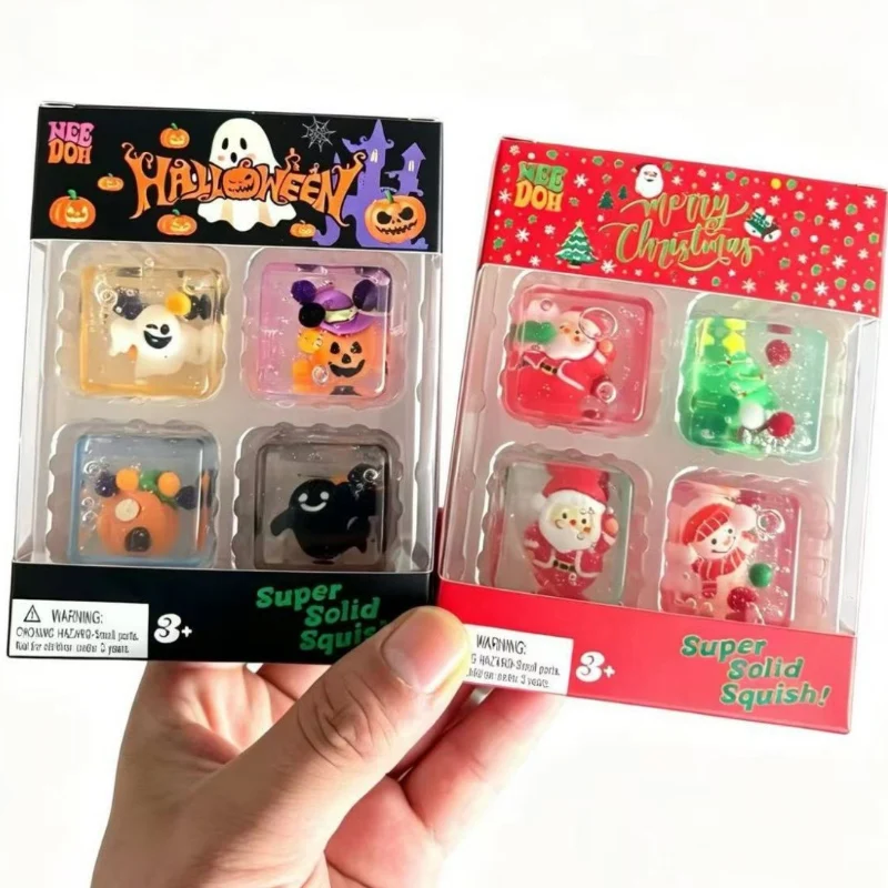 Fidget Cube Original - Needoh Halloween Christmas Teenie Mini Ice