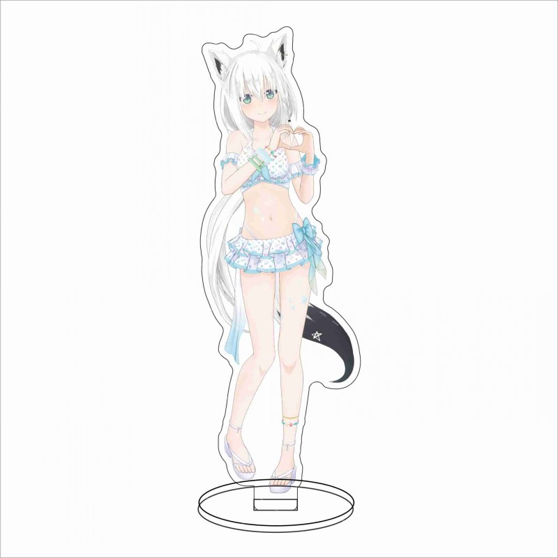 16CM Anime Hololive Shirakami  - огляд і ціна Figma Stand Set